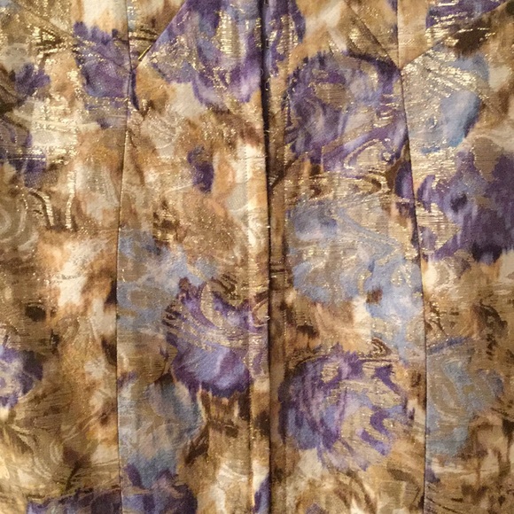 Philosophy di Alberta Ferretti Metallic Dress 38 - Picture 5 of 10